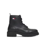 Tommy Jeans Pohodni čevlji Tjw Lace Up Leather Boot EN0EN02824 Črna - Velikost: 36 | Barva: čierna | Starostna skupina: Odrasli | Spol: Ženske · záber 2