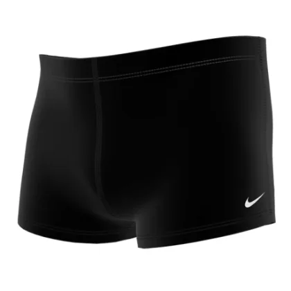 Chlapecké plavecké boxerky NIKE SWIM POLY SOLID ASH BLACK-BLACK