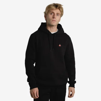 DECATHLON Skateboardová mikina HD500 odolná čierna XL