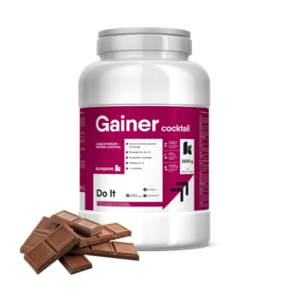 Kompava Gainer Koktail 2500 g/63 dávok, vanilka