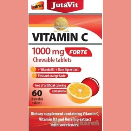 JutaVit Vitamín C 1000 mg FORTE, 60 ks