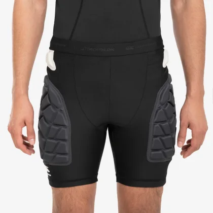 DECATHLON | CANTERBURY Pánske spodné ochranné šortky na ragby S500 Canterbury čierne L