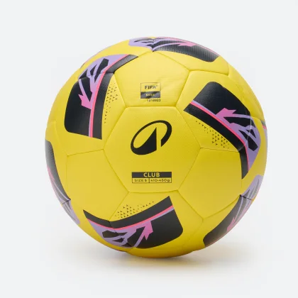 KIPSTA Futbalová lopta Hybride Fifa Basic Club veľ. 5 žltá 5