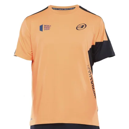 BULLPADEL Pánske tričko na padel Bullpadel Viani oranžové 2XL