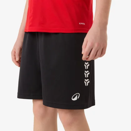 KIPSTA Detské šortky na hádzanú H100 čierne 10-11 r (141-150 cm)