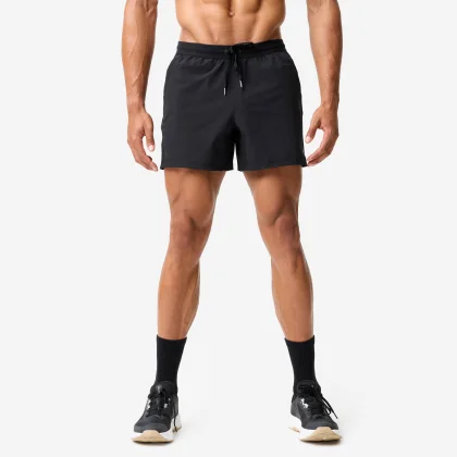 DOMYOS Pánske šortky na bodybuilding čierne S