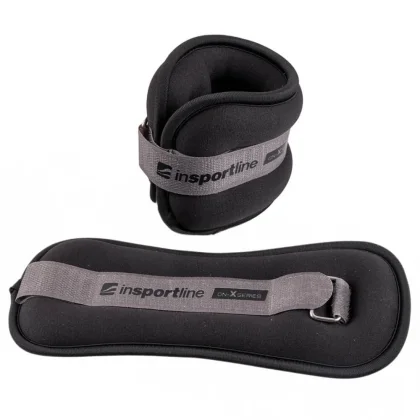 Závažia na zápästie a členok inSPORTline ON-X Neoprener 2x2 kg