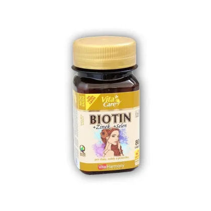 VitaHarmony Biotin 300 mcg + Selen + Zinek 87 tablet