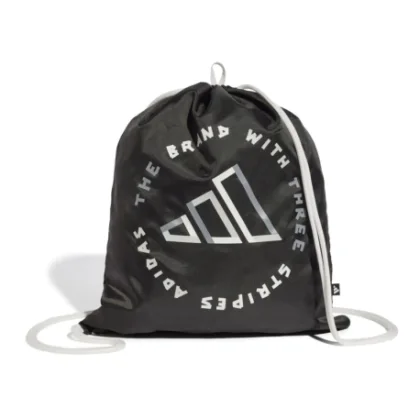 Cipőhúzó tasak ADIDAS GYMSACK TAPE BLACK WHITE
