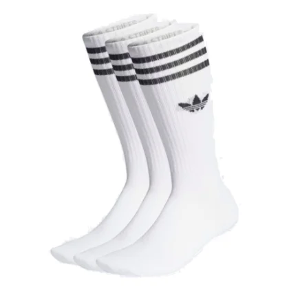 Ponožky ADIDAS ORIGINALS 3 PACK-HIGH CREW SOCK- WHITE