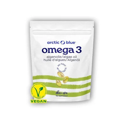 Arctic blue Vegan Omega 3 Algae 90 kapslí (420mg DHA 140mg EPA)