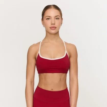 GymBeam Športová podprsenka Varsity Red S