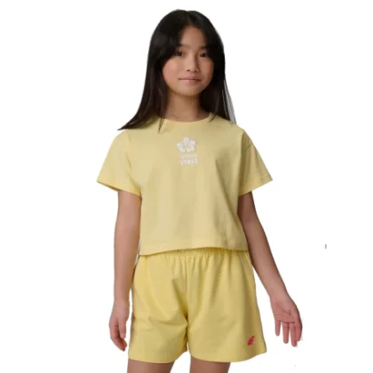 Dievčenské tričko s krátkym rukávom 4F JUNIOR TSHIRT F2941-71S-YELLOW