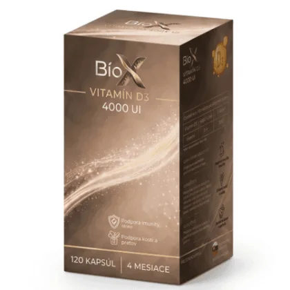 BIOX Vitamín D3 4000 UI 120 kapsúl