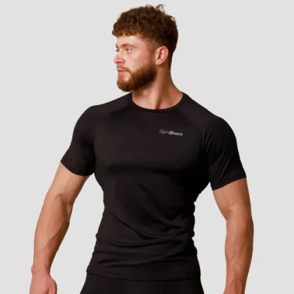 GymBeam Bežecké tričko Pulse Black LL