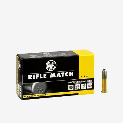 RWS Náboje 22 LR Rifle Match RWS bez