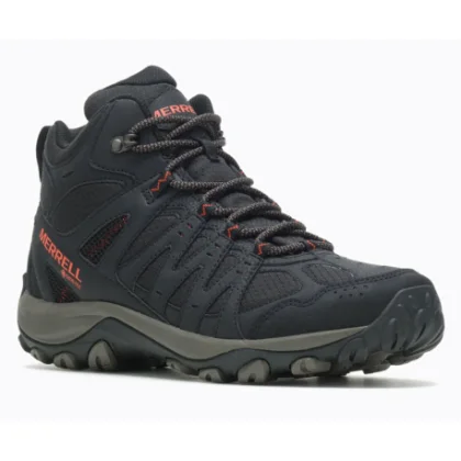 Férfi bokáig érő túracipő MERRELL Accentor 3 Sport Mid GTX M black tangerine