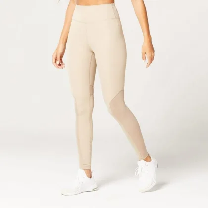 SQUATWOLF Dámske legíny Mesh Insert Cobblestone XS