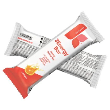 Kompava 3Energy Bar 1 ks, pomaranč-mliečna poleva