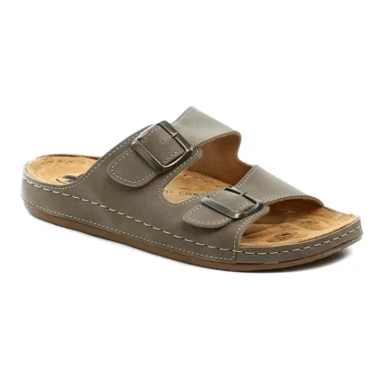 Medi Line 4124-020 camel pánské zdravotní pantofle
