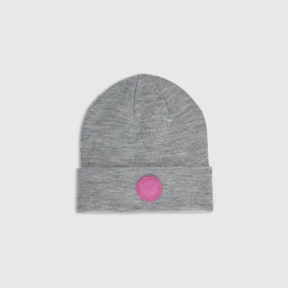 Dívčí beanie čepice - šedá