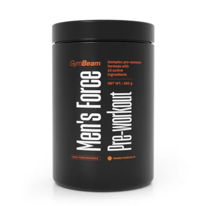 GymBeam Men‘s Force Pre-Workout mango marakuja