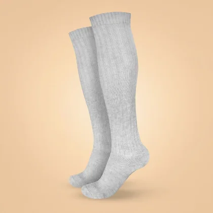 BeastPink Nogavice do kolen Wool Grey