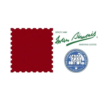 Plátno Simonis 760, burgundy 165 cm