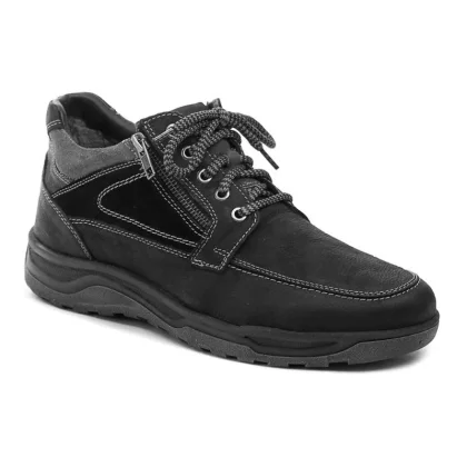 Wild W112 05 černé pánské zimní polobotky