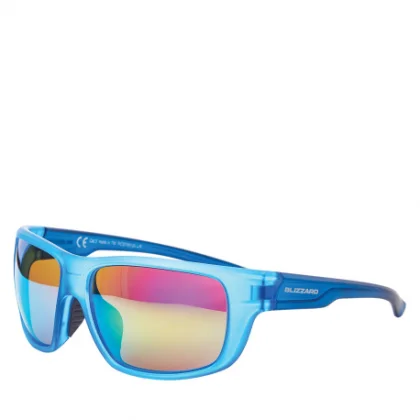Slnečné okuliare BLIZZARD Sun glasses PCS708120, rubber trans. light blue , 75-18-140