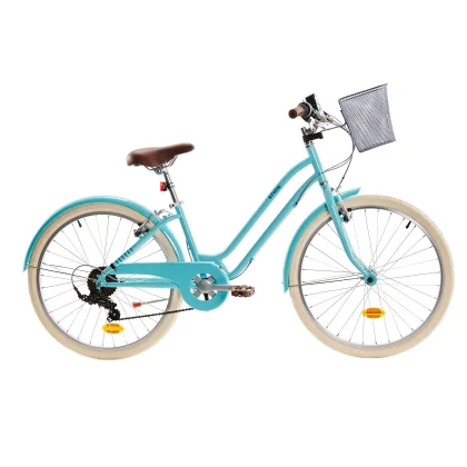 BTWIN Mestský bicykel Elops 500 24" pre deti od 9 do 12 rokov .