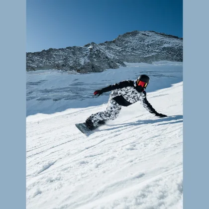 Pánska snowboardová bunda membrána 15000 - čierna