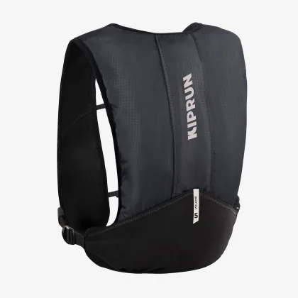 KIPRUN Batoh Trail Running 5 l unisex v predaji s hydrovakom 1 l čierny jedna veľkosť