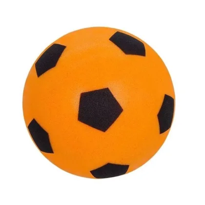 Lopta MASTER Soft futbal - 21 cm - oranžová