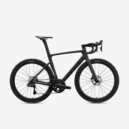 VAN RYSEL Cestný bicykel RCR PRO Ultegra Di2 2x12 PWM matný sivý L