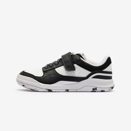 DECATHLON Detská multišportová obuv Playventure Yard bielo-čierna 29