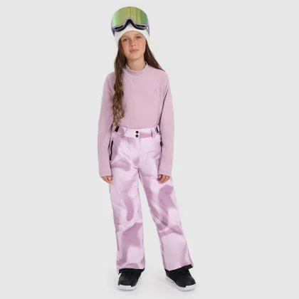 Snowboardové nohavice membrána 10000 dievčenské - multicolor