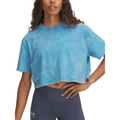 Dámske tričko s krátkym rukávom UNDER ARMOUR UA Rival Wash SS-BLU