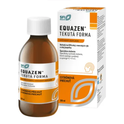 EQUAZEN tekutá forma, citrónová príchuť 200 ml