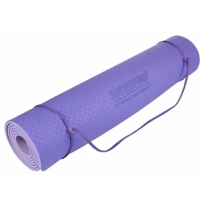 Merco Yoga TPE 6 Double Mat podložka na cvičení fialová-fialová