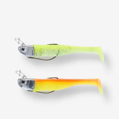 CAPERLAN Mäkká umelá nástraha shad WXM súprava Mogami 90 7/10 g fluorescenčná bez