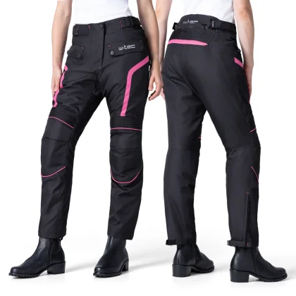 Dámske moto nohavice W-TEC Durmanes Lady Farba čierno-ružová,