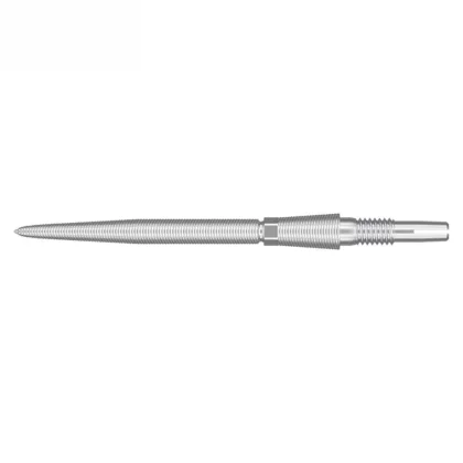 Hroty na šípky TARGET steel Swiss Point Storm Nano 30mm, strieborné - 3ks