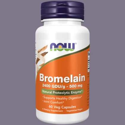 Now Bromelaín kapsule 500 mg 60 kapsúl