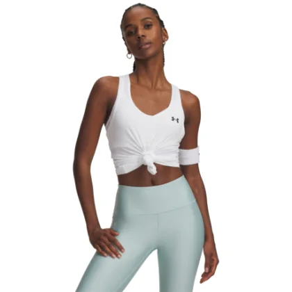 Dámske tréningové tielko UNDER ARMOUR Tech Mesh Racer Tank-WHT