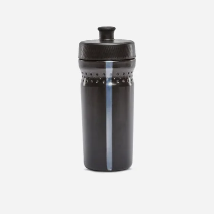 BTWIN Detská fľaša 500 380 ml čierno-sivá bez