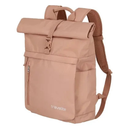 Travelite Basics Rollup Backpack Rose batoh