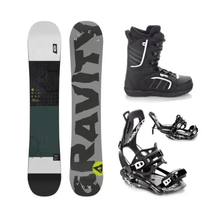 Gravity Silent 24/25 snowboard + Raven Fastec FT360 black vázání + Raven Target obuv