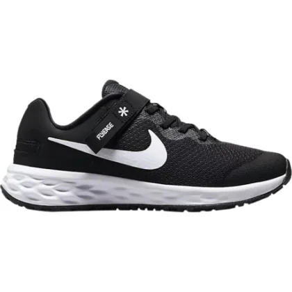 Juniorská športová obuv (tréningová) NIKE Revolution 6 FlyEase Jr black white dark smoke grey