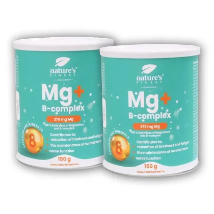 Natures Finest 2x Magnesium + B-Complex 150g